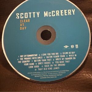 Scotty McCreery Clear As Day CD Country‎ Music Album Pop 2011 Out of Summertime